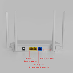 Routeur WiFi de bureau 4G LTE 300 Mbps en gros <span class=keywords><strong>avec</strong></span> emplacement pour carte SIM et antenne à gain élevé pour la maison et le bureau LTE300N - Product Image 5