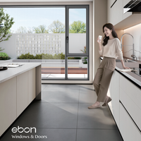 Ventanas Abatibles y Giratorias de Aluminio con Doble Acristalamiento y Protección Contra la Niebla para Proyectos de Villas Americanas