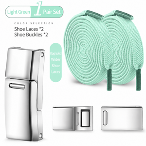 Serrures magnétiques métalliques <span class=keywords><strong>sans</strong></span> nœuds pour chaussures, à fixation rapide, avec lacets élastiques pour tous : enfants, adultes, chaussures décontractées et de sport - Product Image 6