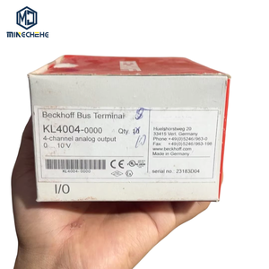 โมดูลเอาท์พุตแบบอะนาล็อกเซ็นเซอร์คอนโทรลเลอร์ PLC ยี่ห้อใหม่ของแท้ KL4004-0000 โมดูลควบคุมระบบอัตโนมัติอุตสาหกรรม 4 ช่อง - Product Image 1