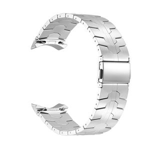 Bracelet de montre en acier inoxydable avec rayures, pour Samsung <span class=keywords><strong>Galaxy</strong></span> Watch 4 classique, 42mm <span class=keywords><strong>46mm</strong></span>, pas de trous, en métal - Product Image 4