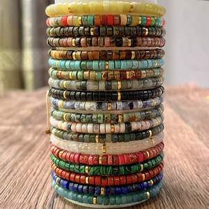 Natural Stone <b>Bracelet</b> Colorful Glass Beaded Relaxation Aid Strategic Custom Packaging Solution After-sales Support - Product Image 3