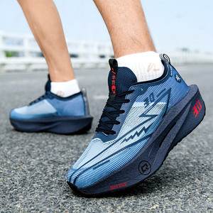 Chaussures de course pour hommes, nouveau style, respirantes, à semelle souple, en maille dégradée, légères, décontractées, pour la marche, vente en gros - Product Image 3