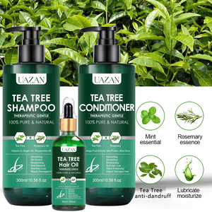Perawatan Rambut Minyak Pohon Teh Alami Grosir Set Minyak Pohon Teh Mint Rosemary Anti Kerontokan Penghilang Ketombe Pereda Gatal - Product Image 3