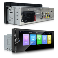 Rhythm Portable 1 Din Lecteur multimédia de voiture Écran 6.86 pouces Lecteur MP5 CarPlay Android Auto GPS Fonctions DSP Garantie 1 an