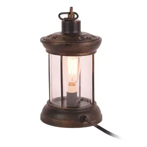 Lampe industrielle rétro Vintage à huile essentielle, lampe de bureau led parfumée pour l'aromathérapie et la décoration de la maison
