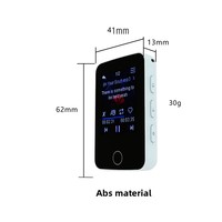 Lecteur MP4/MP3 avec écran tactile de 1,8 pouce - Prise en charge de la musique/enregistrement vocal/livres électroniques/carte TF/haut-parleur externe - Vente en gros d'usine