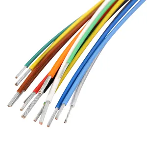 Cabos elétricos de fios 20 awg ul758, flexíveis, fios de fep, para aparelho doméstico, único núcleo, fio elétrico de cobre