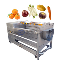 Machine à brosser industrielle laveuse de légumes et de fruits date manioc radis machine à laver machine à nettoyer les oignons