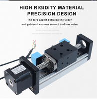 Module linéaire à vis à billes de précision CNC Hpv15 avec moteur pas à pas, vis à billes, actionneur linéaire, guide linéaire industriel