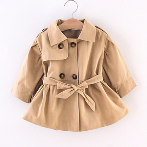 Vêtements pour bébés filles, enfants en bas âge, mode hiver, vestes coupe-vent, manteau trench, jupe, robe, tenues d'extérieur - Product Image 4