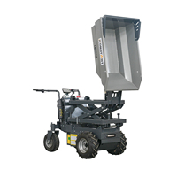 Mini-dumper électrique à chargement frontal KONSTANT, qualité garantie, capacité de charge de 500 kg, système hydraulique complet