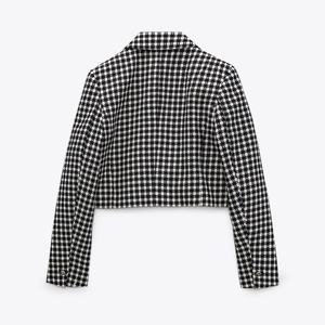 Personnaliser une nouvelle mode Blazer court à manches longues Femme Blazers courts - Product Image 4