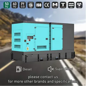 Generator senyap diesel dengan Cummins generator kedap suara Harga 50kva 80kva 100kva 150kva 250kva 300kva 500kva 800kva