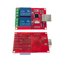 Relais USB 2 voies 5v PC carte de commande de lecteur intelligent module de relais de contrôle d'ordinateur USB piloté par interrupteur