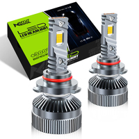 AKE V89 200W 9006 phare led haute luminosité 6000K blanc naturel 9006 ampoule phare led 20000Lm hb4 9006 led 12V led 9006 lumières