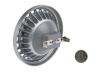 Lumière réflecteur LED G53 Base Ar111 11w 15w 18w Dimmable Qr111 Spot 30 °   Projecteur sur rail avec affichage 12V AC/DC, températures de couleur 2700K, 3000K, 4000K, 6500K