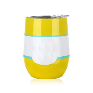 Eggshell Insulated Mug Stainless Steel Wine Insulated Mug Beer Vacuum Advertising U-shaped Egg Mug
