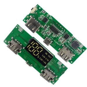 18650 บอร์ดชาร์จ USB คู่ 5V 2.4A โมดูลพาวเวอร์แบงค์มือถือ 186 50 แบตเตอรี่ลิเธียมบอร์ดชาร์จวงจรป้องกัน - Product Image 1