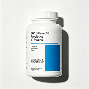 Cápsulas de Probióticos con Alto Contenido de CFU y Prebióticos, Mantienen el Equilibrio de la <span class=keywords><strong>Flora</strong></span> <span class=keywords><strong>Intestinal</strong></span> y la Comodidad Digestiva General - Product Image 1