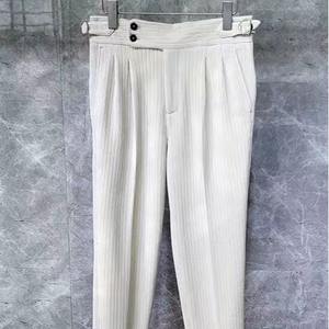 แจ็กเก็ตสำหรับงานแต่งงานแบบเป็นทางการสำหรับฤดูหนาวของผู้ชายชุดเจ้าบ่าวกระดุมสองแถวแบบย้อนยุคการจับคู่สีที่ทันส<span class=keywords><strong>ม</strong></span>ัยและหนา - Product Image 5