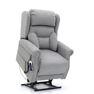 Geeksofa Quad Motor Power Electric Medical Lift Riser Recliner Chair With Power Headrest Power Lumbar Support For The Elderly