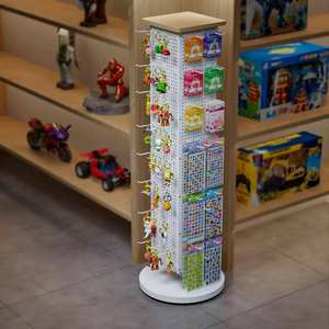 Mingtang Magazine Retail Rack Boutiques Producto Tarjetas de regalo de felicitación Llavero 360 RotatingDisplay Stand - Product Image 1