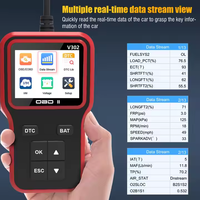 Nuevo V302, el mejor precio de fábrica barato, herramientas de diagnóstico de automóviles automotrices, Mini lector de código automático portátil, escáner OBD2 para automóviles, muestra gratis