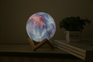 Promozionale decorativo 3D stampa <span class=keywords><strong>star</strong></span> <span class=keywords><strong>sky</strong></span> Stand 16 colori ricaricabile LED Night Light Globe Shape Nursery Decor night light - Product Image 6