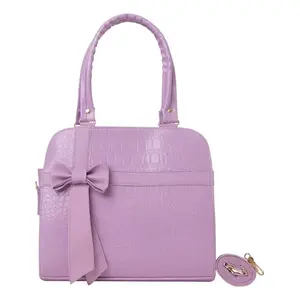 Bolso Tote Casual para Mujer Fana Coraima, Gran Capacidad, Diseño de Cocodrilo, Decoración con Lazo, Forro de PU, Dos Asas, Uso Diario - Product Image 3