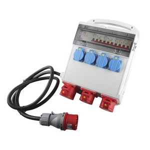 Hộp Phân Phối Điện Chống Nước Công Nghiệp, Hộp Ổ Cắm Điện 11 Mô Đun Không Có Cáp - Product Image 4