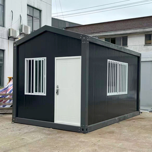 บ้านคอนเทนเนอร์แบบถอดประกอบได้ขนาด 20 ฟุต บ้านพักแคมป์ปิ้งแบบพกพาหรูหรา วัสดุเหล็ก สำหรับอพาร์ทเมนต์และโรงแรม - Product Image 4