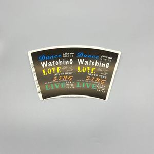 Vaso de Papel Ecológico Personalizado de Doble Cara con Recubrimiento de PE de Grado Alimenticio de 2.5OZ-16OZ para Aperitivos, Ensaladas y Fideos - Product Image 1