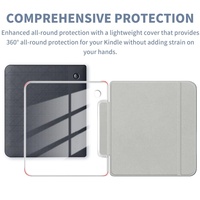Funda Protectora Trasera Ultra Transparente de TPU Suave y Flexible para Tablet Kobo Libra Color de 7 Pulgadas 2024, Personalizable