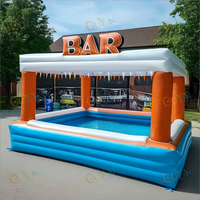 2024 Offre Spéciale barre de piscine gonflable personnalisée de haute qualité multi-personnes loisirs flottant rangée canapé chaise longue cible chaude