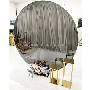 FURUN Shiny <b>Gold</b> <b>Mirror</b> Ball Customized Size Stainless Steel Wedding Backdrop Handmade Durable for Party Events - Product Image 1