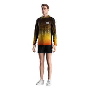 Camiseta Moderna para Hombre con Protección Solar UPF100+, Diseño de Capucha Cruzada, Zona de Malla Transpirable para Clima Cálido - Product Image 5