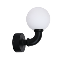 Élégante applique murale extérieure en aluminium avec LED 12W certifiée ROHS, design étanche et résistant au vent IP65 pour usage en jardin