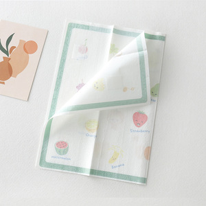 Disposable Free Table Place Mat Tablemat Placemat Print Pe <strong>Plastic</strong> Kids Children Disposable Restaurant <strong>Bibs</strong> - Product Image 3