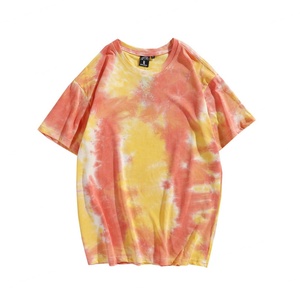 T-shirt unisexe personnalisé en gros, impression tie-dye, t-shirts oversize, personnalisation, lavage à l'acide, tie-dye, t-shirt tie-dye pour homme - Product Image 3