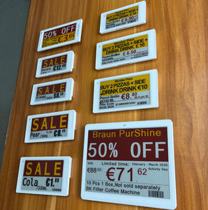 New E Ink Display Nfc EPaper Epd Esp32 Spi 2.4GHz Bluetooth Ble <b>Cloud</b> Api Esl Electronic <b>Shelf</b> Talkers Labels Digital Price Tags - Product Image 5