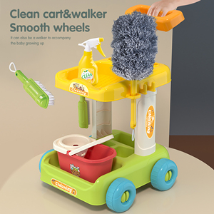 Grechi H354 Nouveau Kit <span class=keywords><strong>de</strong></span> Nettoyage Éducatif Détachable pour Enfants, 23 Pièces, en Plastique Écologique Non Toxique, Unisexe, à partir <span class=keywords><strong>de</strong></span> 3 Ans, <span class=keywords><strong>Jouet</strong></span> pour la Coordination Main-Oeil - Product Image 4
