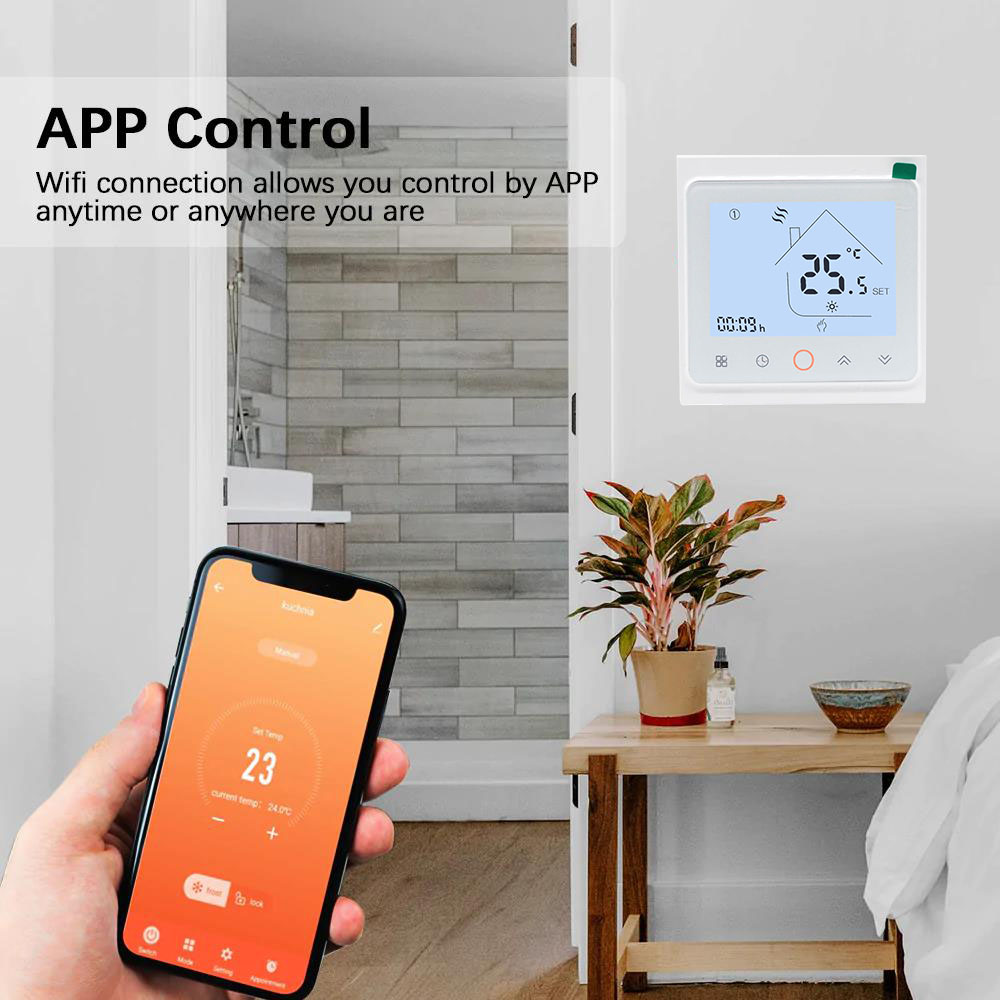 Programable WiFi Calefacción Termostato Digital inteligente