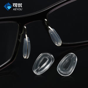 แผ่นรองจมูกซิลิโคนสำหรับแว่นตา น้ำหนักเบา แบบใส ชิ้นส่วนอะไหล่ - Product Image 1