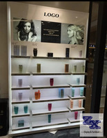 Étagère de présentation de produits capillaires de style moderne et luxueux, présentoir de produits capillaires, étagère de présentation de salon de coiffure