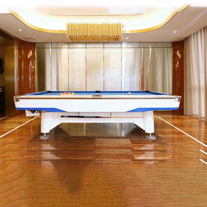 Mesa de billar de madera maciza de 9 y 8 pies con sistema de retorno de bolas JKP-6 - Product Image 6