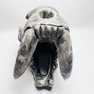 Venta al por mayor a granel tallado dientes de sable cabeza de tigre calaveras curación cristal Tai Chi artesanías animales para Decoración - Product Image 1