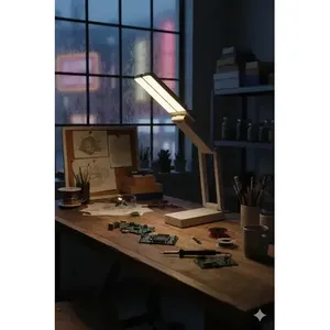 2-in-1 <b>Foldable</b> <b>Desk</b> Lamp with Flexible USB Arm - Product Image 6