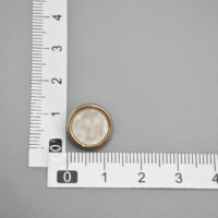 Meilleures ventes Boutons ronds en alliage design Bouton en métal style plat Boucle combinée en résine brossée