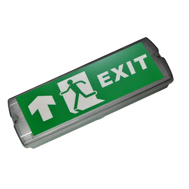 IP65 4w 300lm LED EMERGENCY LIGHT BULKHEAD EXIT SIGN MAINTAINED and NON MAINTAINED